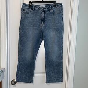 KanCan for Maurices Women’s Size 14 High Rise Straight Leg Cropped Jeans